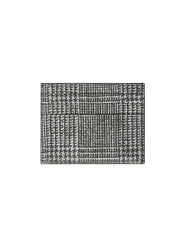 Givenchy Men's Card Holder in Houndstooth Effect Leather | Thumbnail 2
