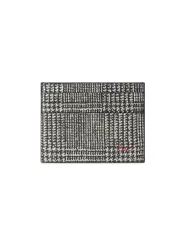 Givenchy Men's Card Holder in Houndstooth Effect Leather | Thumbnail 1