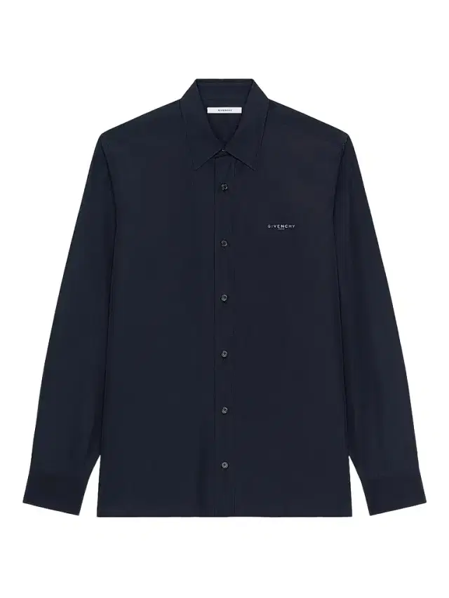 Givenchy Men's Shirt in Poplin with Cut-Thread