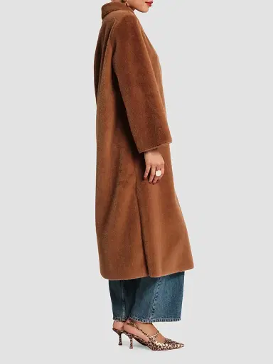 Frances Valentine Women's Paulette Faux Fur Long Coat | Thumbnail 5