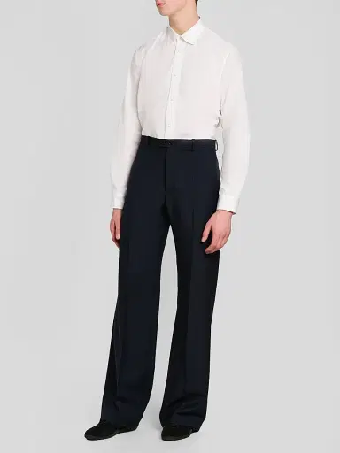 Jil Sander Men's Tailored Cotton Dress Shirt | Thumbnail 2 Jil Sander Men's Tailored Cotton Dress Shirt | Thumbnail 2