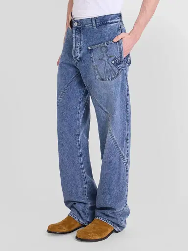 JW Anderson Men's Twisted Workwear Jeans | Thumbnail 4