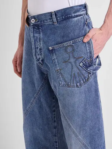 JW Anderson Men's Twisted Workwear Jeans | Thumbnail 5