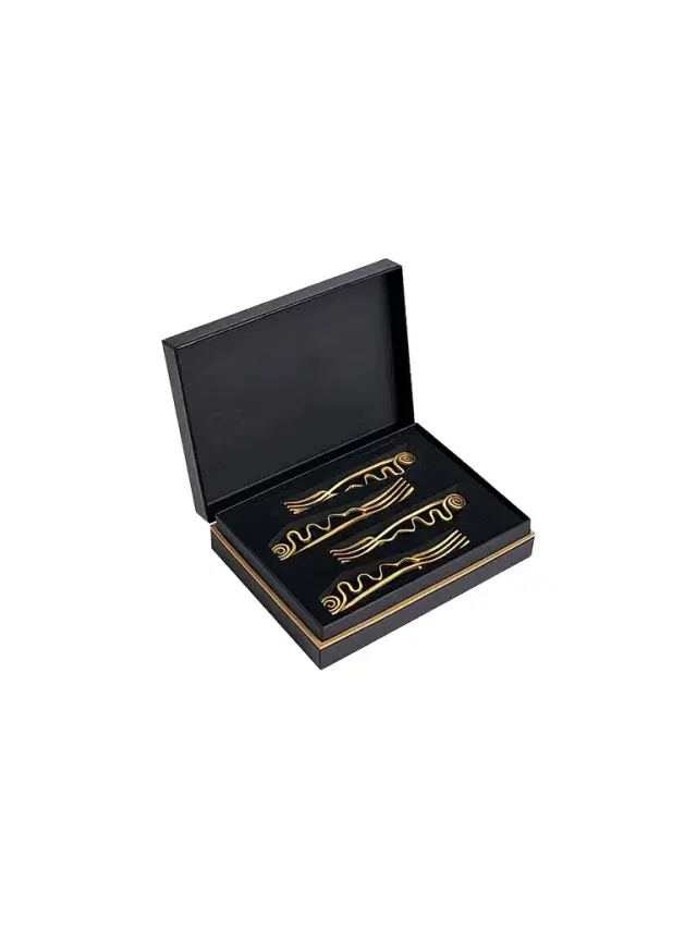 L'Objet Spirale 4-Piece 24K-Gold-Plated Cocktail Fork Set
