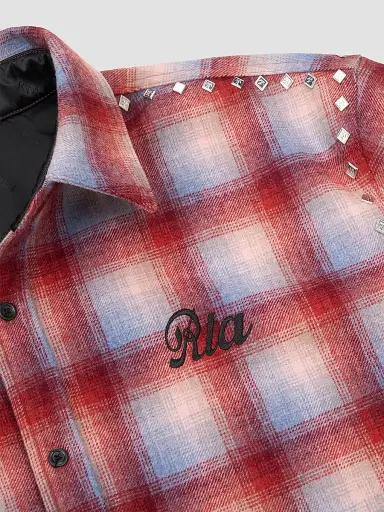 RTA Men's Curva Ultra Rynor Wool-Blend Button-Front Shirt | Thumbnail 3