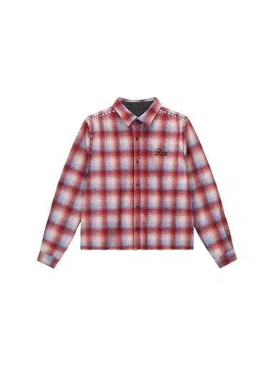 RTA Men's Curva Ultra Rynor Wool-Blend Button-Front Shirt | Thumbnail 1