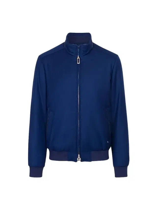 Stefano Ricci Men's Vicuña and Silk Blend Blouson Jacket