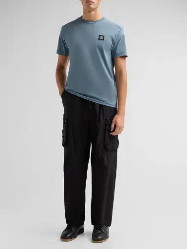 Stone Island Men's Cotton Crewneck T-Shirt | Thumbnail 2 Stone Island Men's Cotton Crewneck T-Shirt | Thumbnail 2