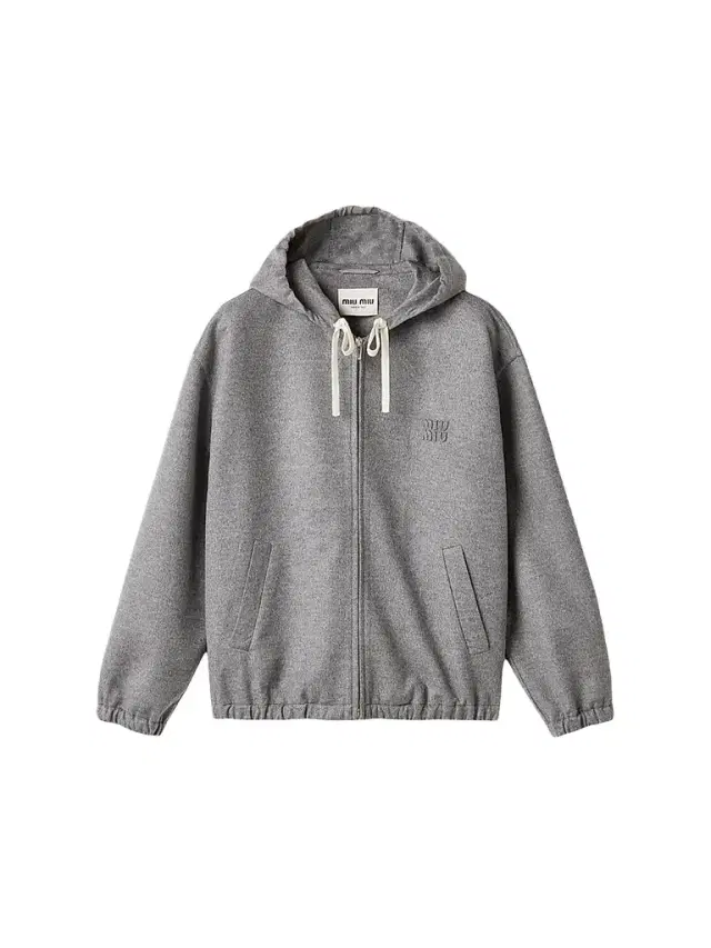 Miu Miu Women's Double Cashmere and Wool Hoodie Jacket