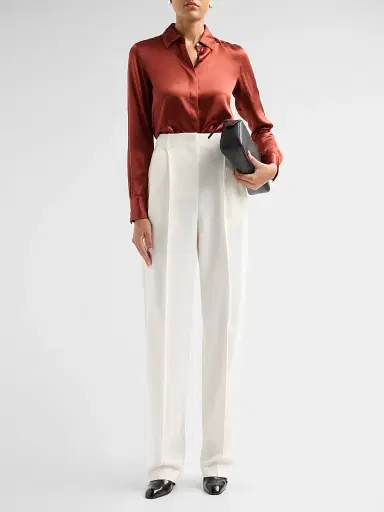 PRABAL GURUNG Women's Carrot Stretch Crepe Trousers | Thumbnail 2 PRABAL GURUNG Women's Carrot Stretch Crepe Trousers | Thumbnail 2