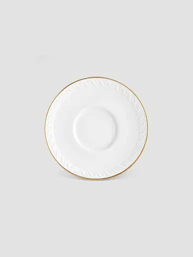 L'Objet Neptune 2-Piece Porcelain & 24K Gold Espresso Cup & Saucer Set | Thumbnail 3