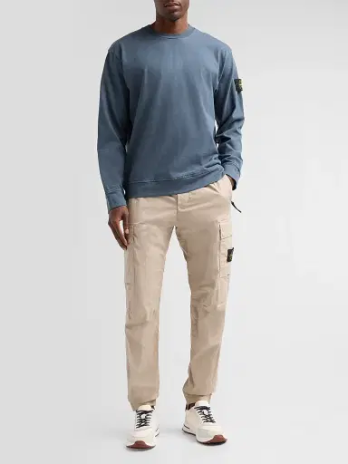 Stone Island Men's Felpa Cotton Sweatshirt | Thumbnail 2