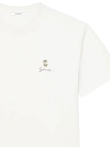 Givenchy Men's T-Shirt in Knit with Pearl Embroidery | Thumbnail 4 Givenchy Men's T-Shirt in Knit with Pearl Embroidery | Thumbnail 4