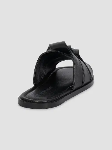 JW Anderson Women's Coil Rolled-Strap Leather Slides | Thumbnail 3 JW Anderson Women's Coil Rolled-Strap Leather Slides | Thumbnail 3