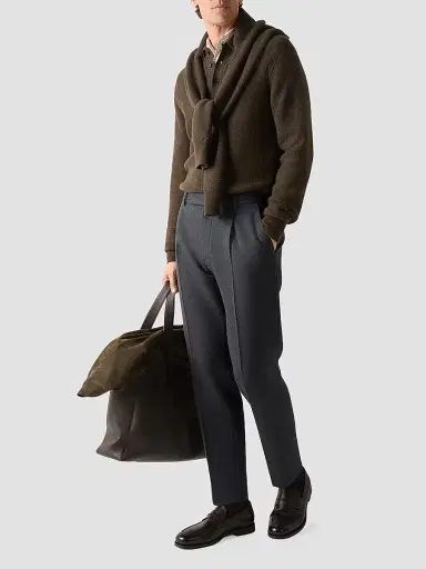 Zegna Men's Oasi Cashmere Polo Shirt | Thumbnail 2 Zegna Men's Oasi Cashmere Polo Shirt | Thumbnail 2