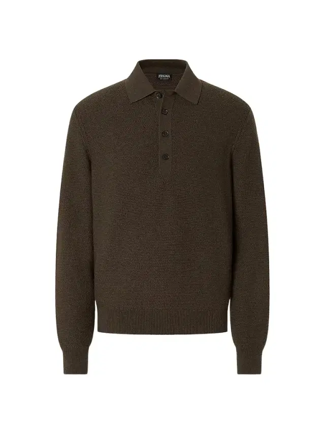 Zegna Men's Oasi Cashmere Polo Shirt