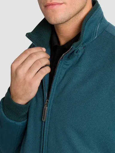 Stefano Ricci Men's Cashmere and Lambskin Leather Blouson Jacket | Thumbnail 5 Stefano Ricci Men's Cashmere and Lambskin Leather Blouson Jacket | Thumbnail 5