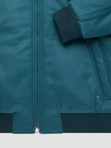 Stefano Ricci Men's Cashmere and Lambskin Leather Blouson Jacket | Thumbnail 8 Stefano Ricci Men's Cashmere and Lambskin Leather Blouson Jacket | Thumbnail 8