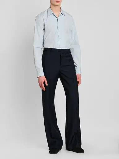Jil Sander Men's Lightweight Cotton Dress Shirt | Thumbnail 2 Jil Sander Men's Lightweight Cotton Dress Shirt | Thumbnail 2
