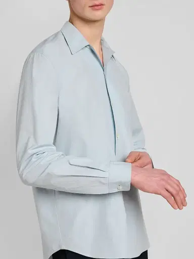 Jil Sander Men's Lightweight Cotton Dress Shirt | Thumbnail 5 Jil Sander Men's Lightweight Cotton Dress Shirt | Thumbnail 5