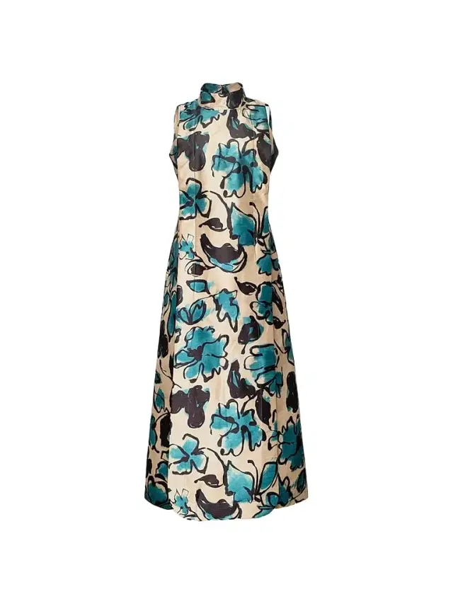 Frances Valentine Women's Carlyle Abstract Meadow Maxi Dress