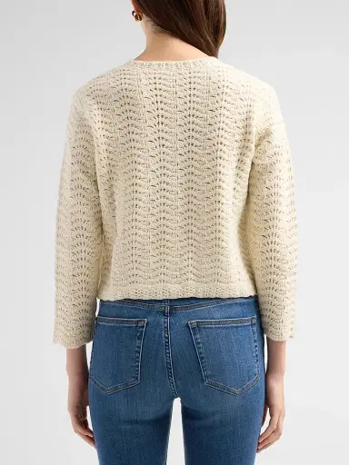 Frame Women's The Chevron Knit Cardigan | Thumbnail 3