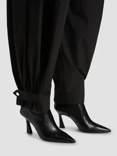 DEREK LAM 10 CROSBY Women's Connor Cotton-Poplin Tapered Self-Belt Pants | Thumbnail 6