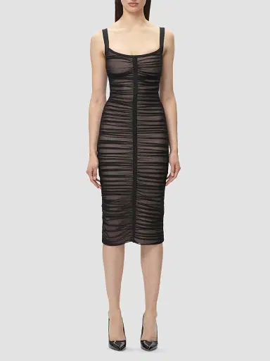 Hervé Léger Women's The Gloria Bandage Midi Dress | Thumbnail 4