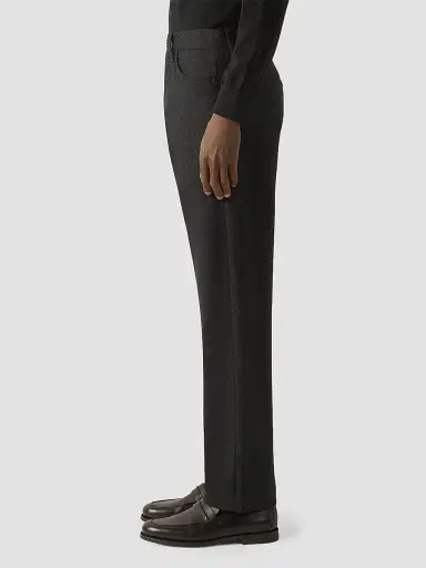 Zegna Men's Wool and Cashmere Roccia Pants | Thumbnail 3 Zegna Men's Wool and Cashmere Roccia Pants | Thumbnail 3