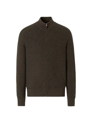 Zegna Men's Cashseta Full Zip Cardigan | Thumbnail 1 Zegna Men's Cashseta Full Zip Cardigan | Thumbnail 1