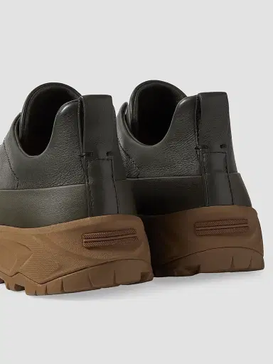 Zegna Men's Triple Stitch Monte Secondskin Sneakers | Thumbnail 5 Zegna Men's Triple Stitch Monte Secondskin Sneakers | Thumbnail 5
