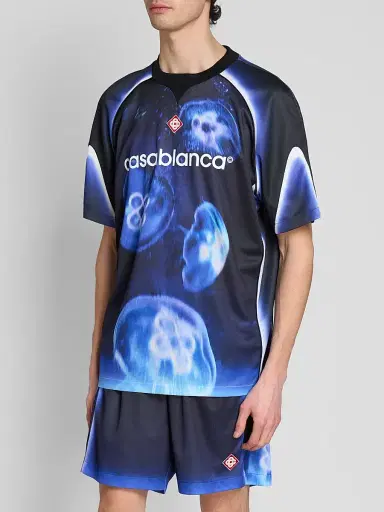 Casablanca Men's Short-Sleeve Football Top | Thumbnail 4