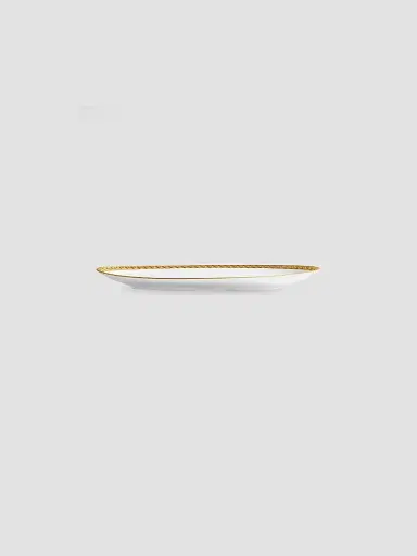 L'Objet Neptune Porcelain & 24K-Gold Oval Platter | Thumbnail 2