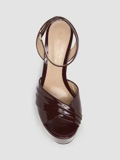 Gianvito Rossi Women's 85MM Leather Platform Sandals | Thumbnail 4 Gianvito Rossi Women's 85MM Leather Platform Sandals | Thumbnail 4