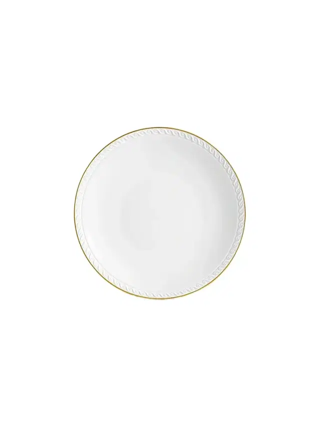 L'Objet Neptune Porcelain & 24K-Gold Dinner Plate