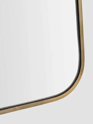 Arteriors Lennox Antique Brass Iron Irregular Mirror | Thumbnail 8