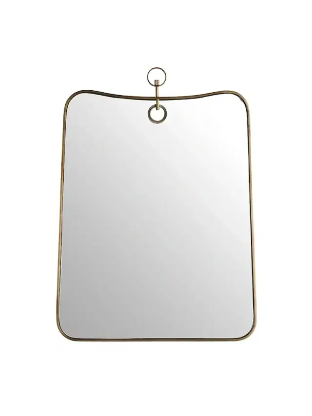 Arteriors Lennox Antique Brass Iron Irregular Mirror