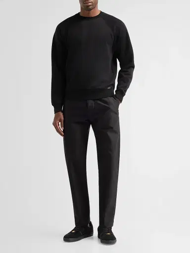 Tom Ford Men's Crewneck Cotton Sweatshirt | Thumbnail 2