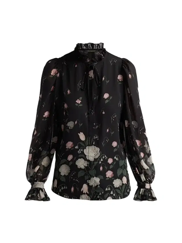 Kobi Halperin Women's Jack Floral Chiffon Blouse