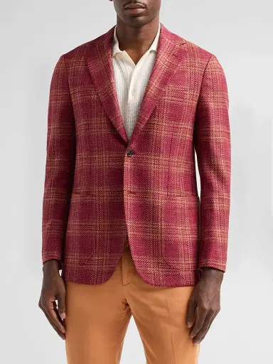Sartorio Napoli Men's Plaid Sport Coat | Thumbnail 4 Sartorio Napoli Men's Plaid Sport Coat | Thumbnail 4