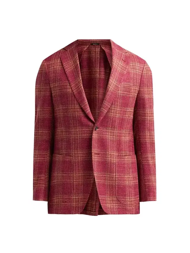 Sartorio Napoli Men's Plaid Sport Coat