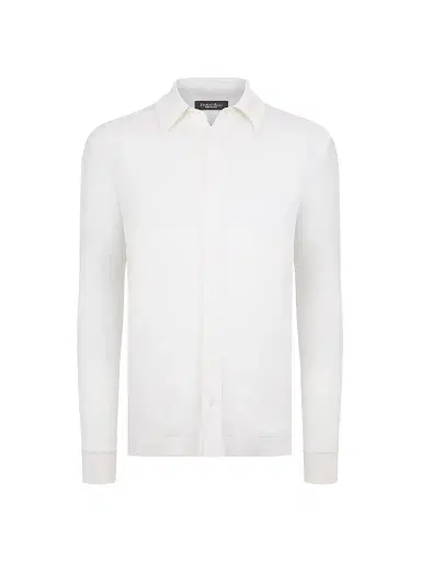 Stefano Ricci Men's Button Down Knit Shirt | Thumbnail 1