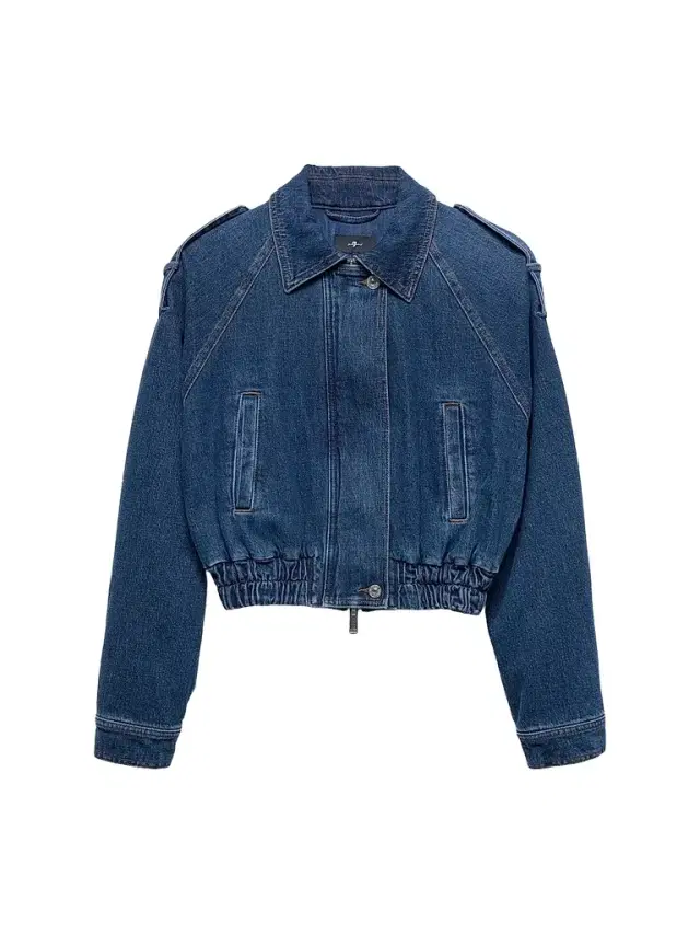Women's Aviator Denim Crop Jacket