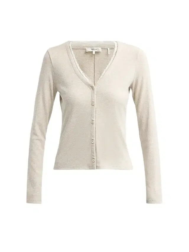 Frame Women's Ribbed-Trim Cardigan