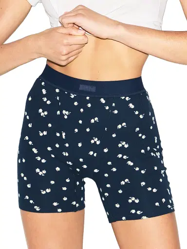 Skims Women's Cotton Rib Boxer 3-Pack | Thumbnail 6