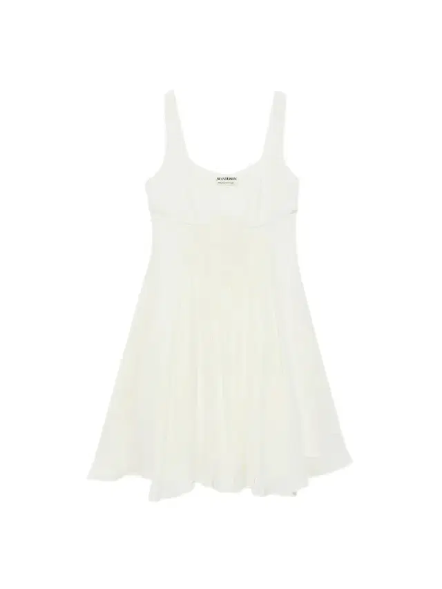 Women's Sweetheart-Neckline Pleated Babydoll Dress