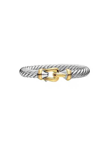 David Yurman Women's Cable Flex Buckle Bracelet in Sterling | Thumbnail 1