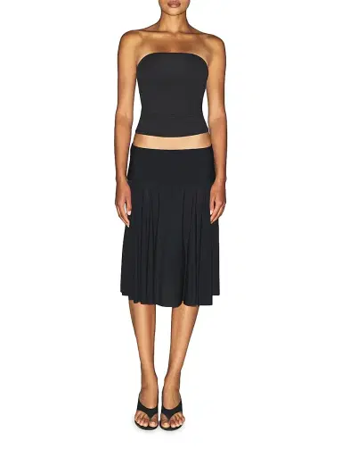 Skims Women's Milky Sheer Midi Skirt | Thumbnail 2