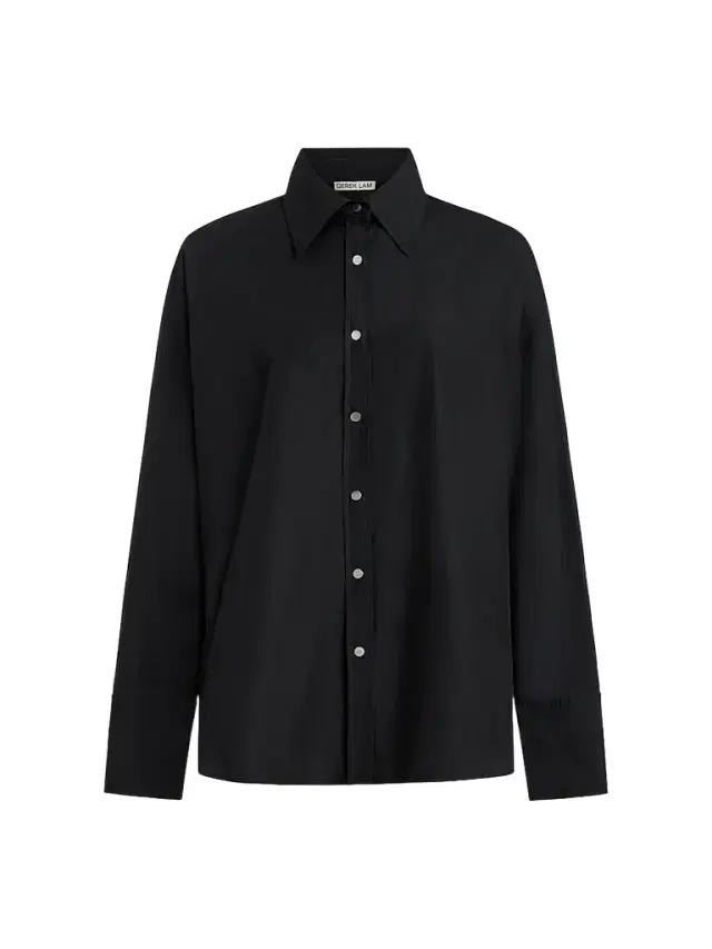 Women's Carine Snap-Detail Cotton Poplin Shirt Women's Carine Snap-Detail Cotton Poplin Shirt