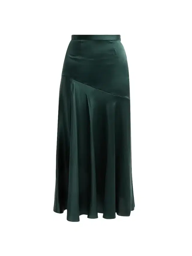 Adam Lippes Women's Tess Silk Charmeuse Midi Skirt